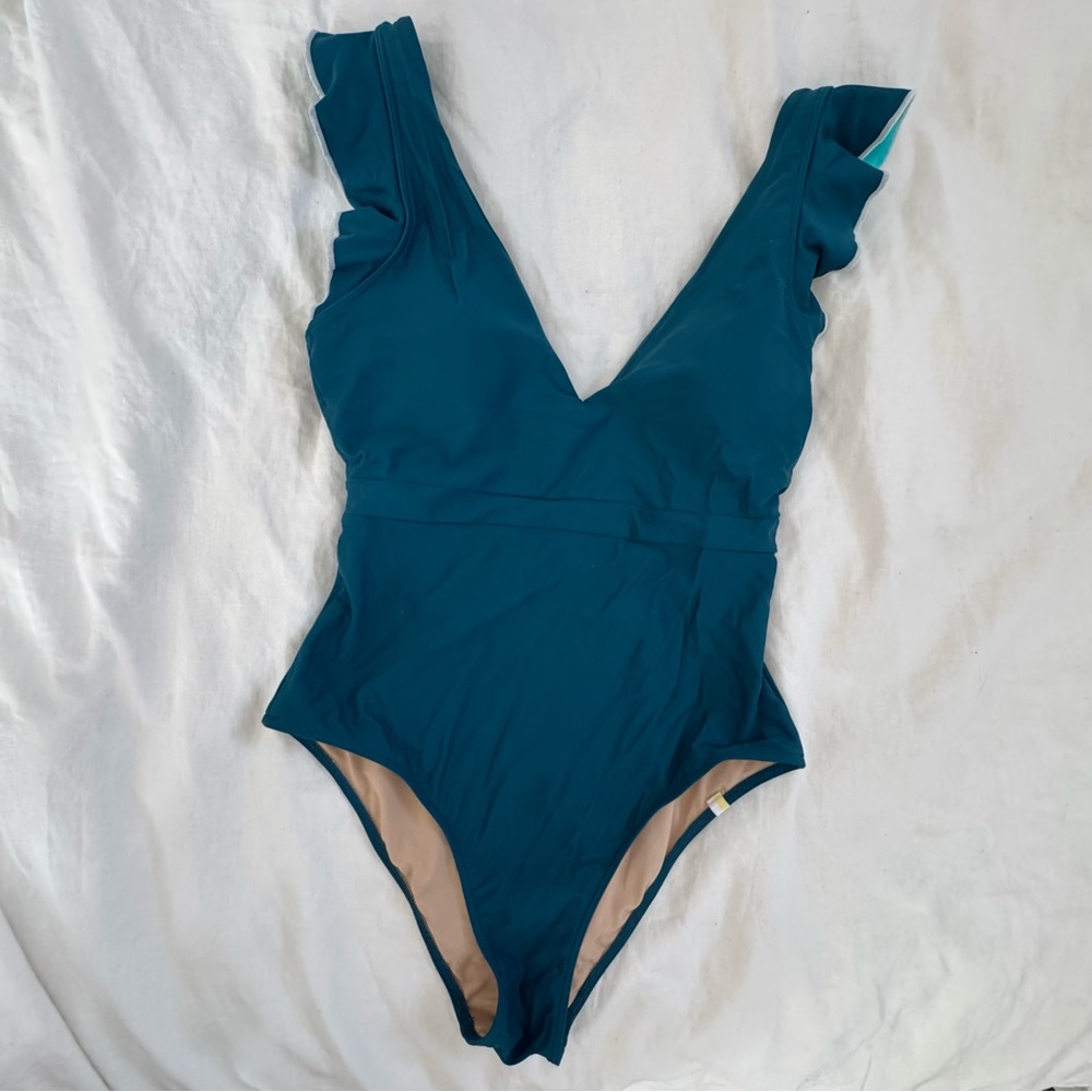 Summersalt one-piece swim suit the ruffle backflip - size 8